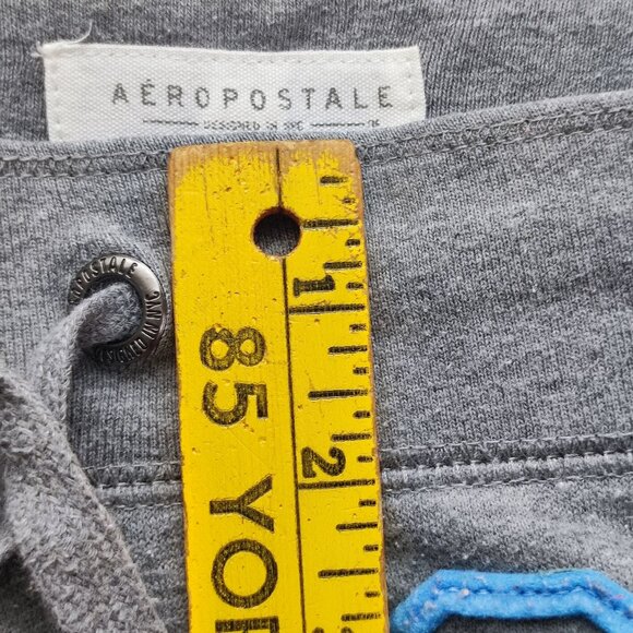 Aeropostale sweatpants / jogger women's size XS grey with graphic design - Picture 6 of 9